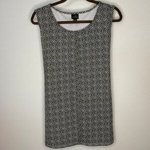 Worthington Sleeveless Tunic Blouse Black Gold Career Casual Women Plus XXL NWOT